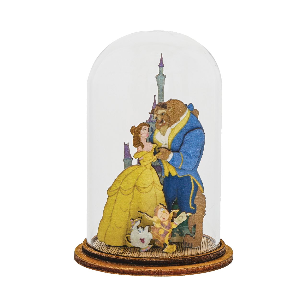 Disney Showcase Belle & Beast Light-Up Figurine