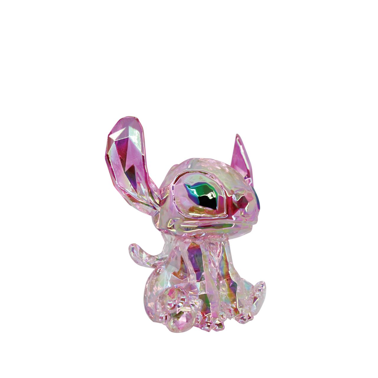 Celebrate your love for Disney with this "gem-cut" acrylic sculpture of your favourite character: Angel. The girlfriend of the naughty alien Stitch, she is sure to be a popular piece in your home collection. Comes in a branded gift box.