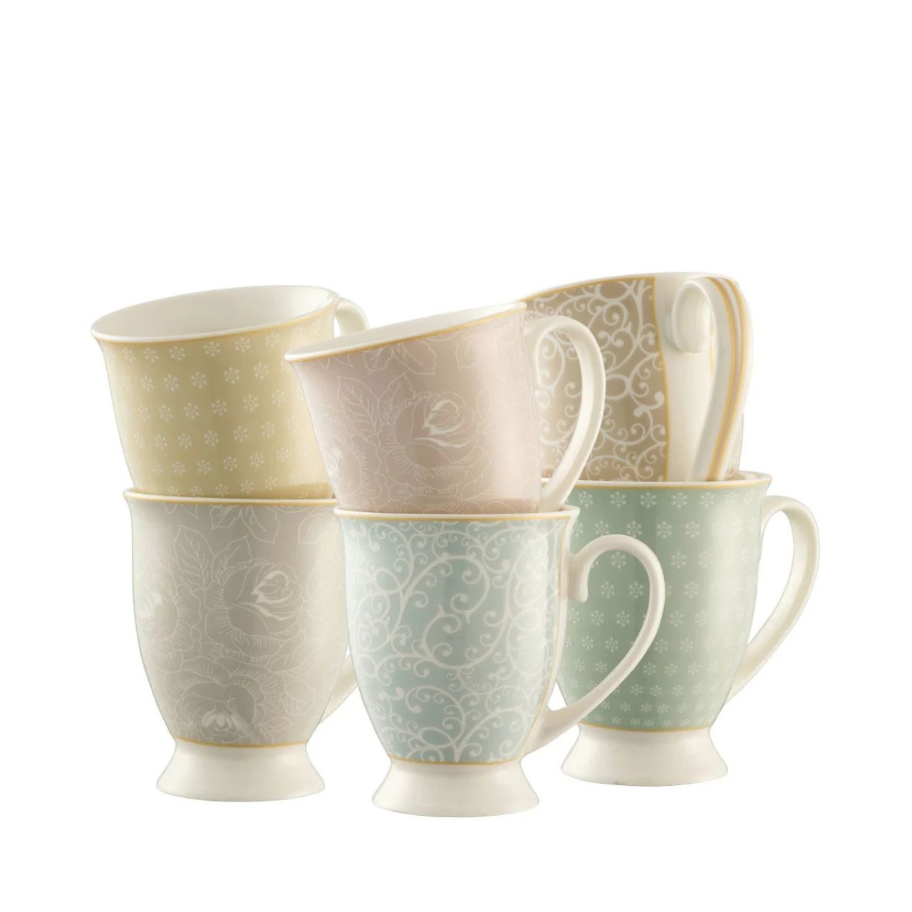 Where traditional shapes meet modern designs. Our designers here at Belleek have put a lot of effort into creating something fantastic with these mugs.