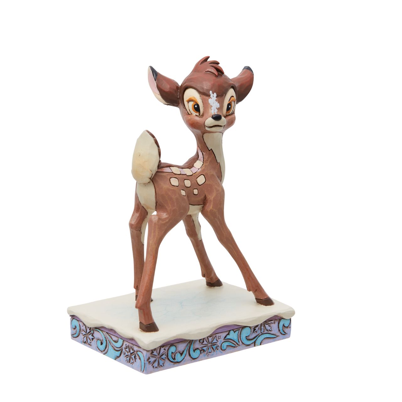 Disney's Bambi is perfect for Christmas. Designed by award winning artist Jim Shore, they have the sweetest little snowflake balanced on the end of their nose. Hand crafted from high quality cast stone and hand painted, this is the ideal gift for any Disney collector.