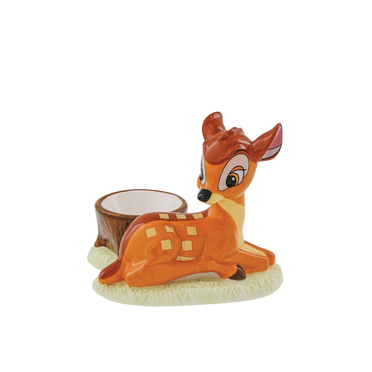 Add a touch of Disney nature to your kitchen and treat yourself to a perfectly cooked boiled egg in this super cute Bambi themed egg cup. Perfect functional gift or self-purchase for any Disney fan. This ceramic ornamental egg cup is hand wash only