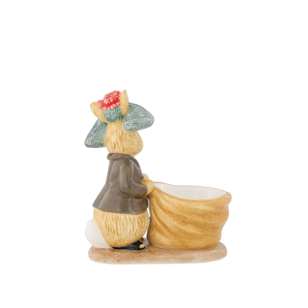 Serve your morning eggs in style with our unique and charming Jemima Puddle-duck egg cup, because regular egg cups aren't all they're cracked up to be... This beautiful Beatrix Potter egg cup has been made from sturdy ceramic and makes the ideal? Collector's piece or gift. 