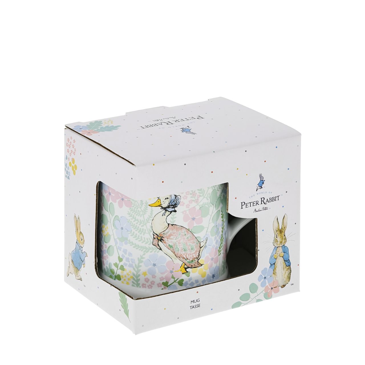 The English Garden collection combines high-quality practical products with Beatrix Potter's timeless characters. Designed in the UK, the range takes inspiration from the original Beatrix Potter illustrations to create beautifully stylish home decor and accessories. The English Garden Mug is a gorgeous piece of tableware and makes a stylish gift for Beatrix Potter fans.