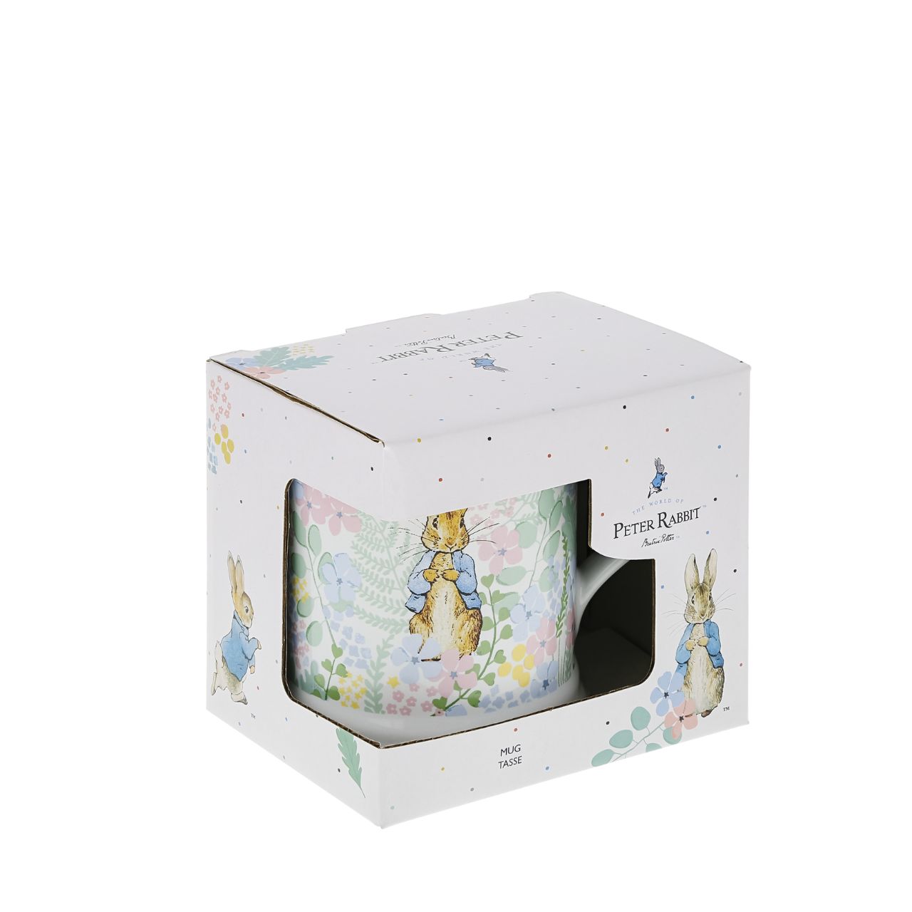 The English Garden collection combines high-quality practical products with Beatrix Potter's timeless characters. Designed in the UK, the range takes inspiration from the original Beatrix Potter illustrations to create beautifully stylish home décor and accessories. The English Garden Mug is a gorgeous piece of tableware and makes a stylish gift for Beatrix Potter fans.