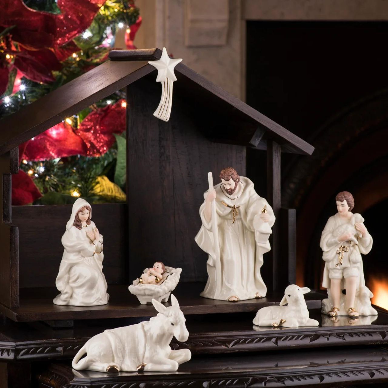 Belleek Living 9 Piece Nativity Set  For that very special time of year when you want to show how much you care, Belleek Living have designed an exclusive Christmas Collection, full of unique gift ideas. Whether it is surprising that special someone or adding a contemporary touch to your home, this Nativity Set/ Scene holds the perfect solution.