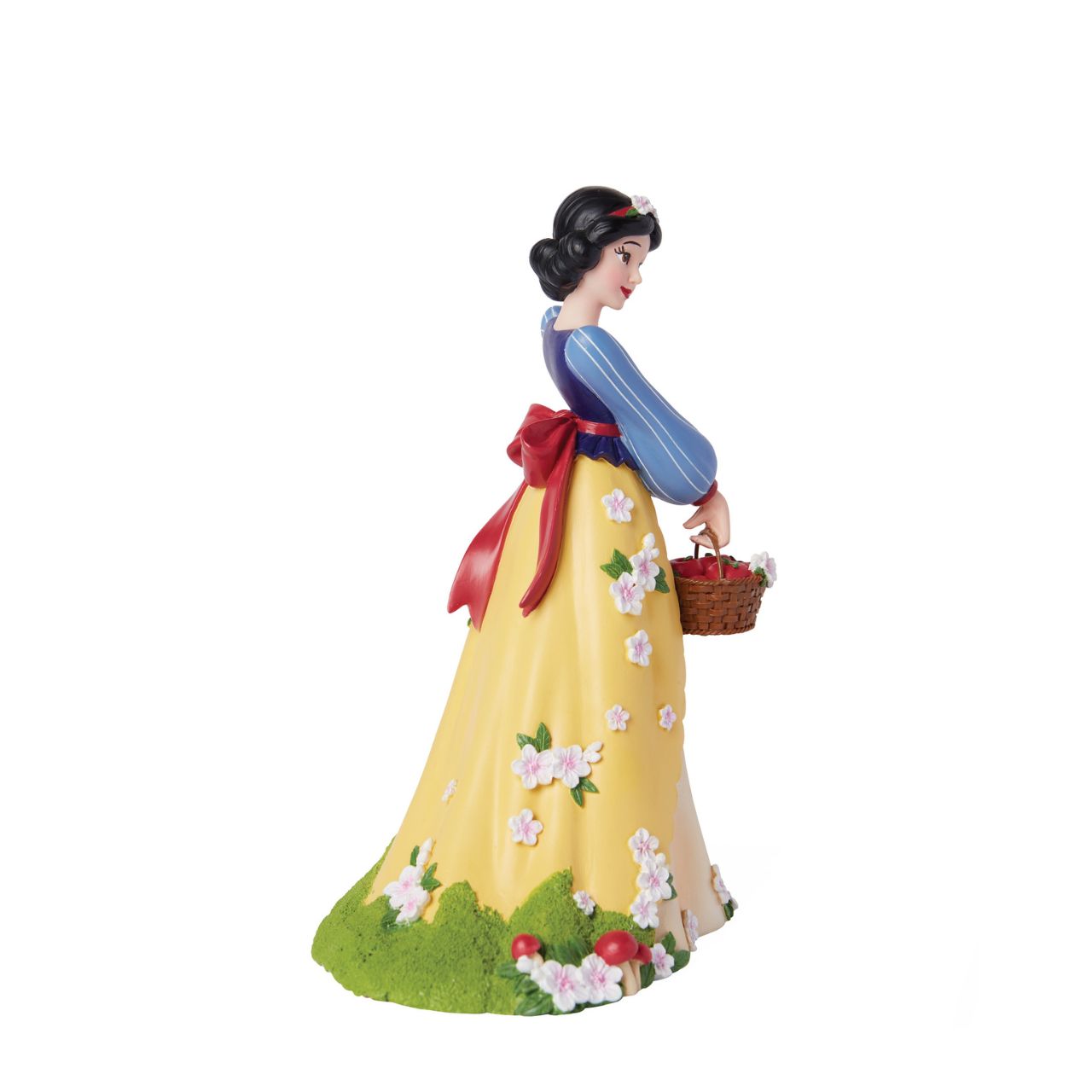 Part of the Disney Showcase Botanical collection, the Botanical Snow White figurine sees Disney's iconic princess in her trademark blue and yellow dress adorned with delicate white flowers and toadstools on the base.