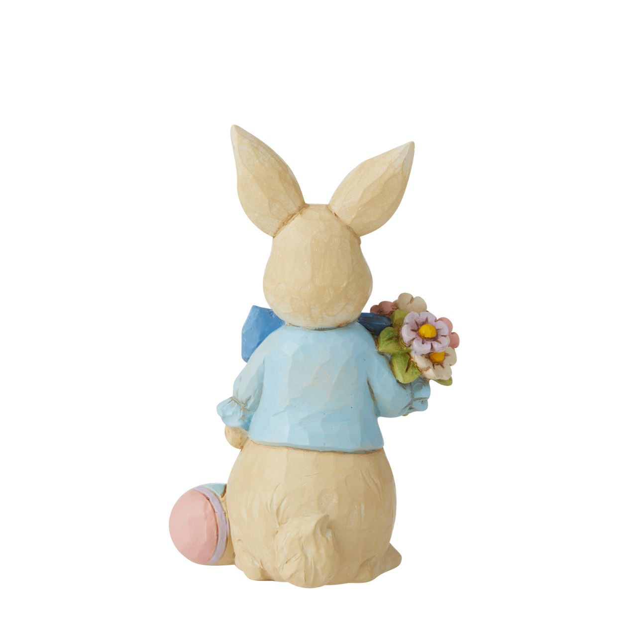 Bunny with Bow and Flowers Mini Figurine by Jim Shore  Spring brings new beginnings and the blossoming of new life, flowers, and growth. Celebrate the season with Jim Shore's Heartwood Creek collection.