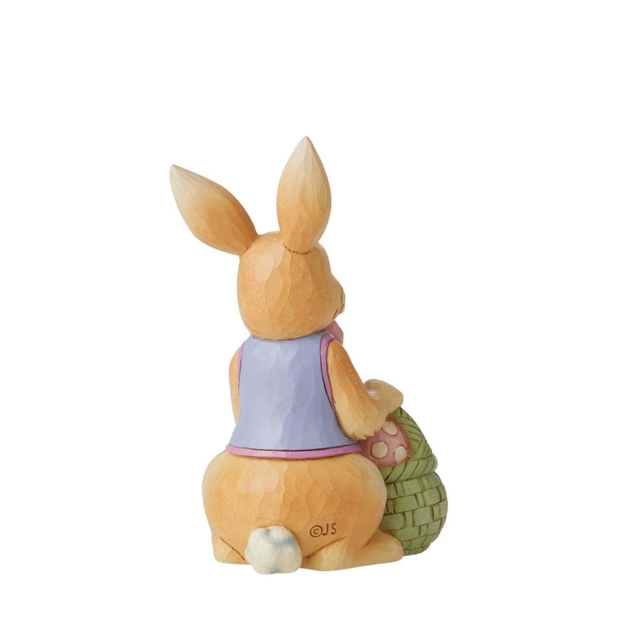 Heartwood Creek Bunny with Easter Basket Mini Figurine by Jim Shore  Spring brings new beginnings and the blossoming of new life, flowers, and growth. Celebrate the season with Jim Shore's Heartwood Creek collection.