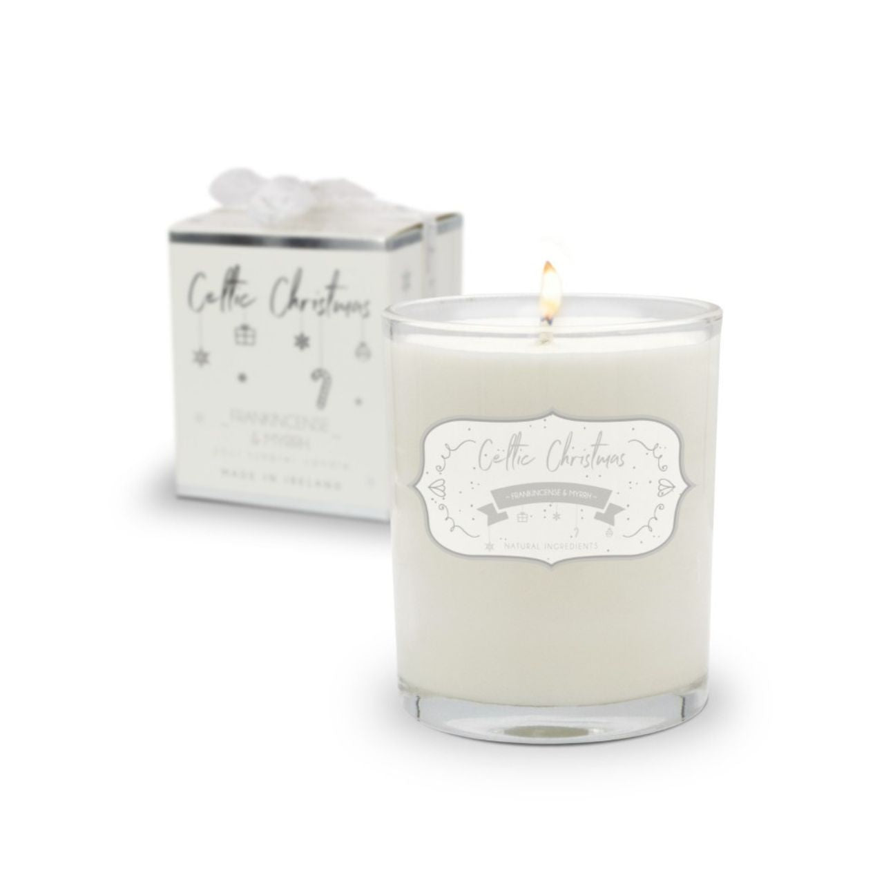 The scent of Frankincense &amp; Myrrh is warm, comforting, and rich, transporting you to a magical world of Christmas past.