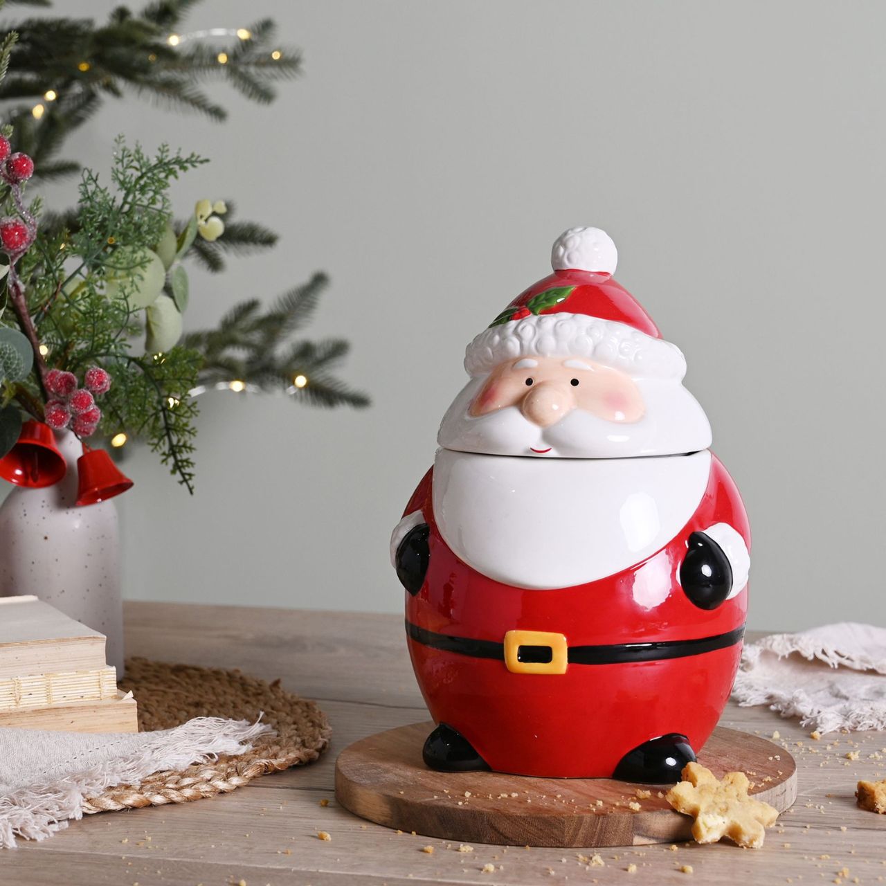 This adorable cookie jar makes the perfect hiding place for sweet treats this Christmas.