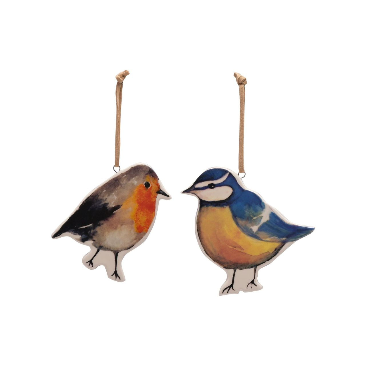 Country Living Set of 2 Bird Plaques - Robin & Blue Tit A set of 2 robin and blue tit bird plaques by COUNTRY LIVING®.  These gorgeous hanging plaques celebrate wildlife and the wonderful colours of nature.