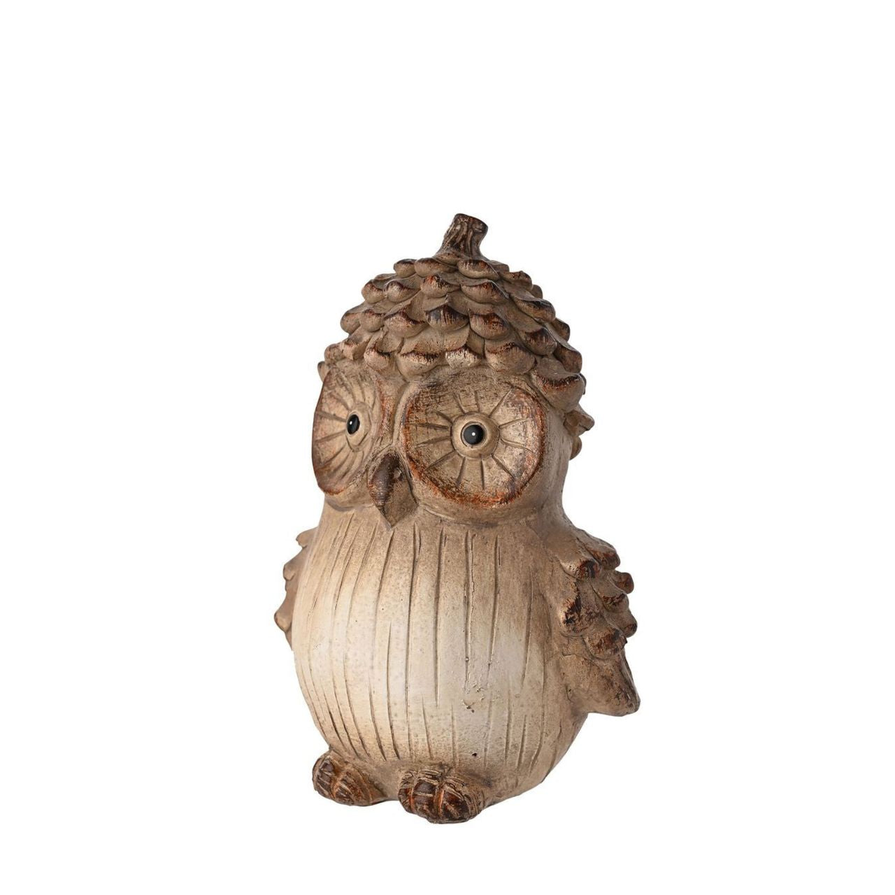 Wood Effect Resin Owl - Small by Country Living