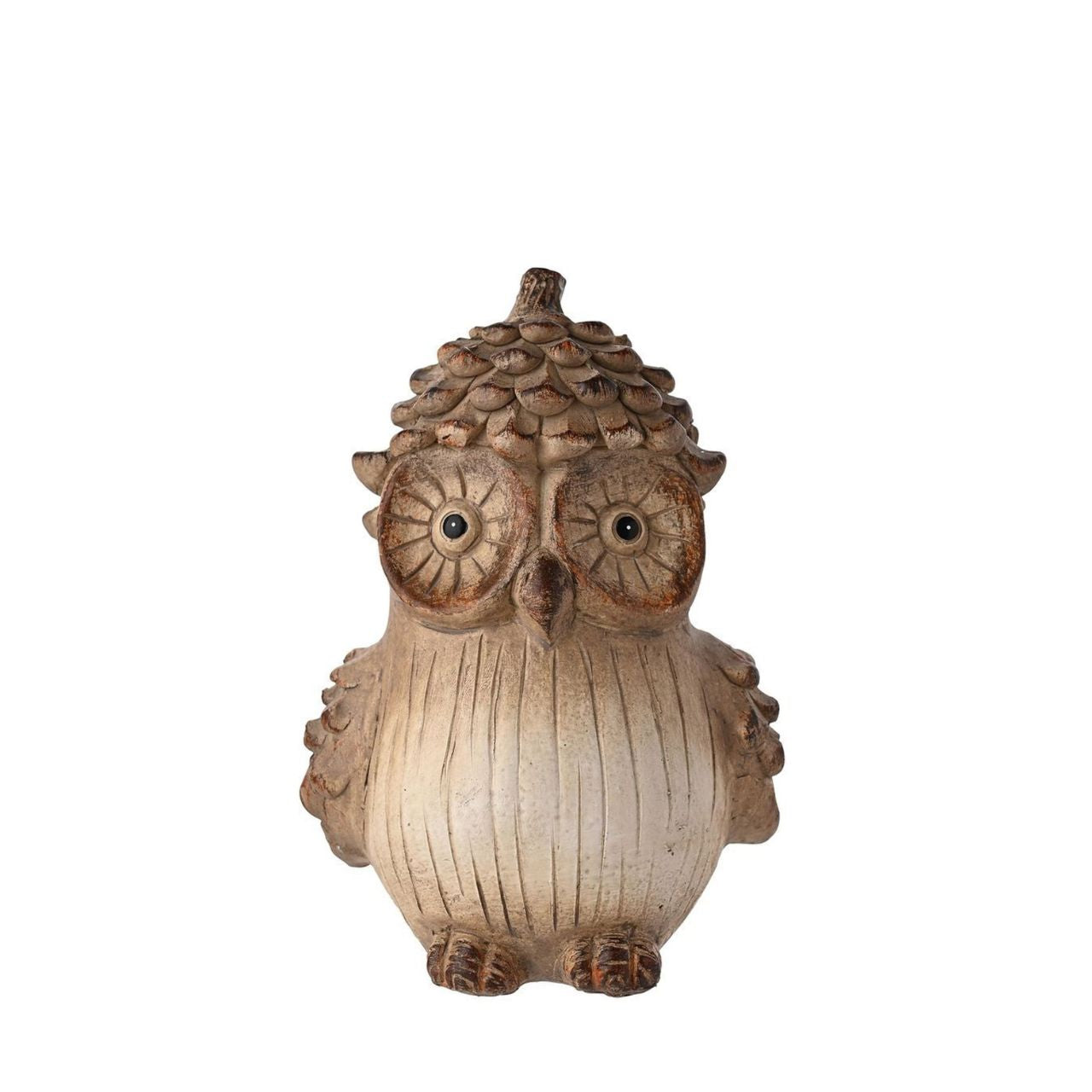 Wood Effect Resin Owl - Small by Country Living