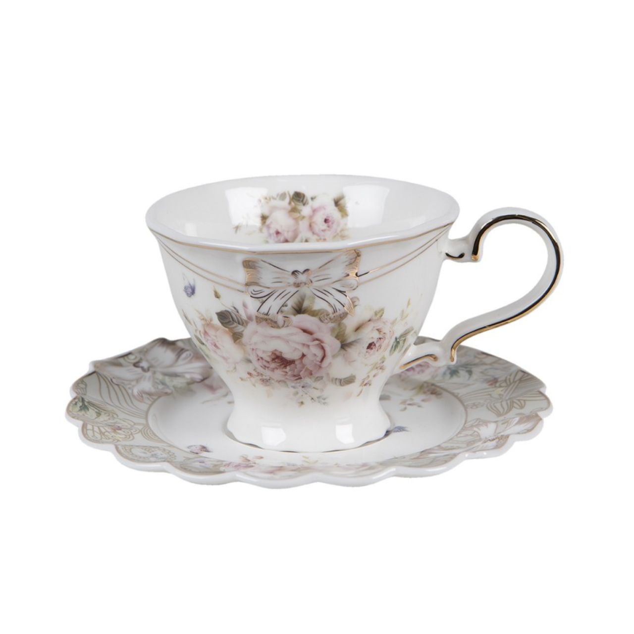 An elegant high-tea or simply a tea lover? Your tea will taste even better with our cups and saucers! Our cups come in the most unique designs; covered with antique, vintage, or cute prints. But we also have plain cups and saucers with a stylish design for those who don’t like prints that much. Great for a cup of cappuccino!