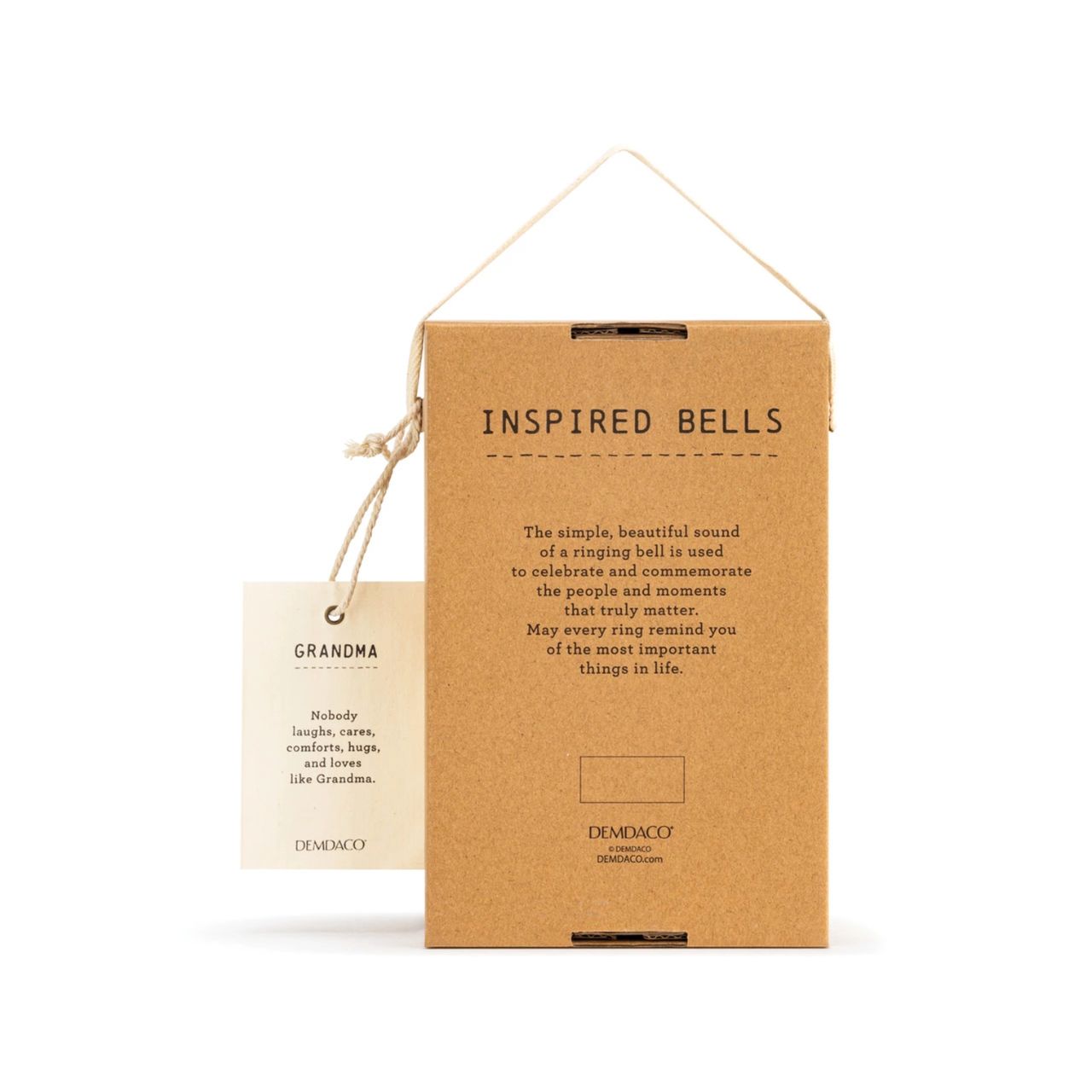 Give beauty and relaxation with our Inspired Bells collection, a selection of artisan bells in soft, serene colours with soothing, gentle rings bearing sentiments of faith and love. Our Inspired Bell - Grandma is a ceramic indoor/outdoor bell in lavender and white with a heart pull and a heart cut out.