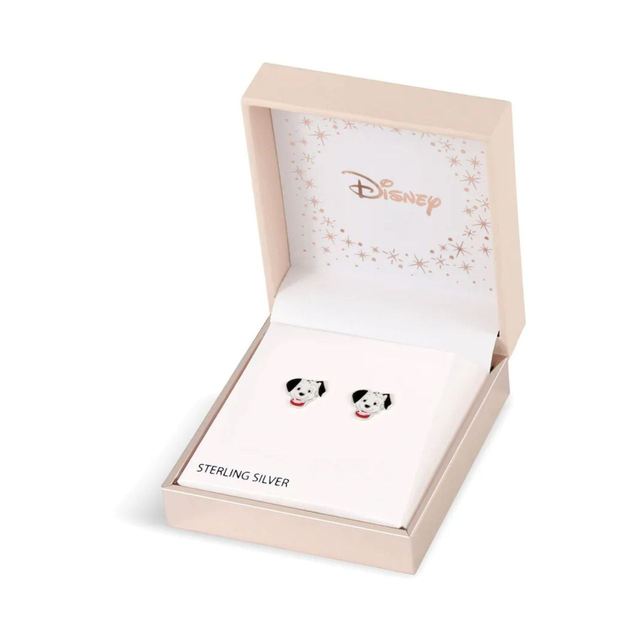 Introducing the Disney 101 Dalmatians Enamel Stud Earrings, featuring a unique enamel design inspired by the beloved animated film. These earrings add a touch of charm to any outfit, perfect for fans of the classic tale. Made with quality materials for long-lasting wear.