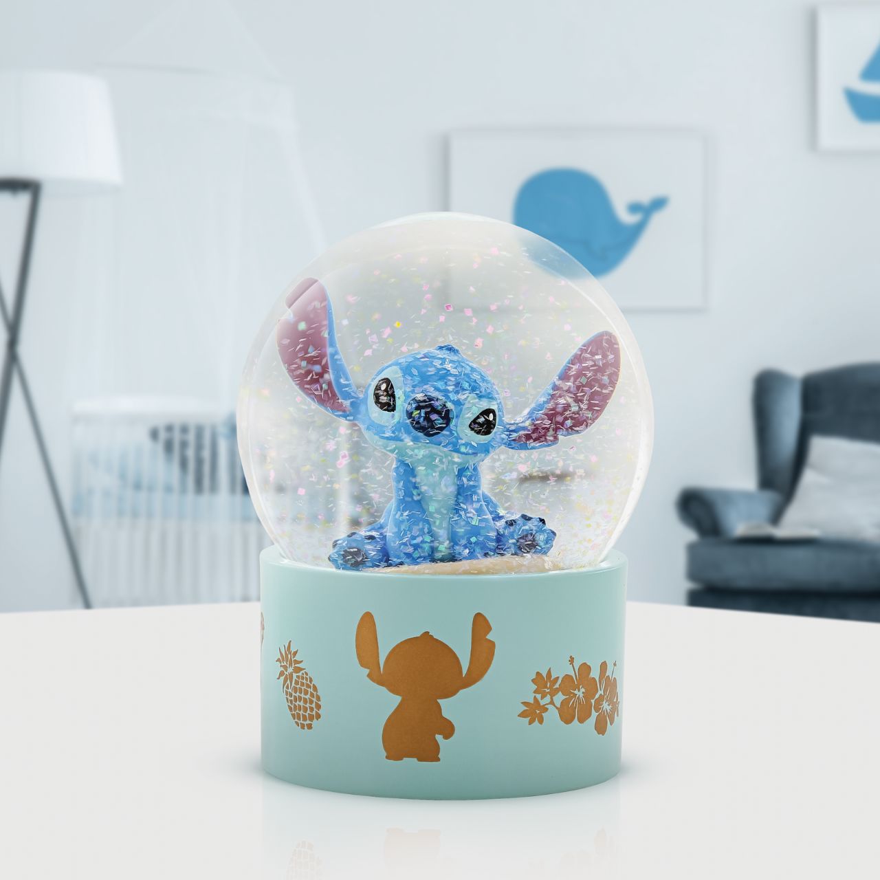 Introducing our enchanting Stitch Figurine Waterball - a whimsical blend of charm and magic. This delightful waterball features everyone's favourite mischievous alien, Stitch captured in a moment of playful joy.