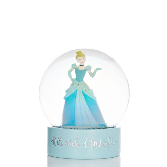 This fun Disney Snowglobe features a beautiful Cinderella figurine and blue glitter, as well as the phrase 'At the Stroke of Midnight' featuring in both silver lettering and a gorgeous font. This would be an amazing stocking filler for any little Cinderella fans in your life.