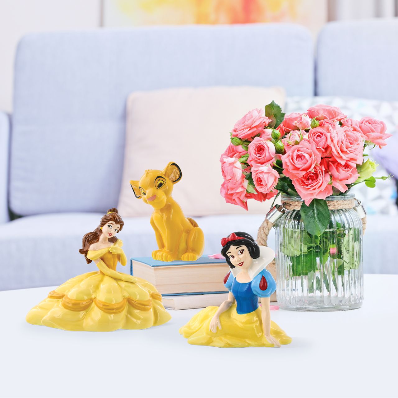 Behold the Disney Belle Money Bank, where dreams meet savings in a tale as old as time. Adorned with Beauty and the Beast's charm, this bank inspires every dreamer to save for their happily ever after.