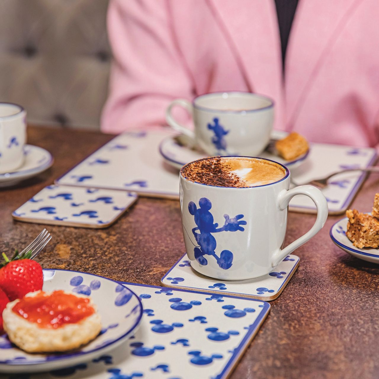 Uplift your coffee or dining table with these Mickey Mouse coasters. These magical Disney Home coasters come with a cork backing and are coated so are stain, scuff and heat resistant, ensuring your dining table and surfaces around your home are protected in style