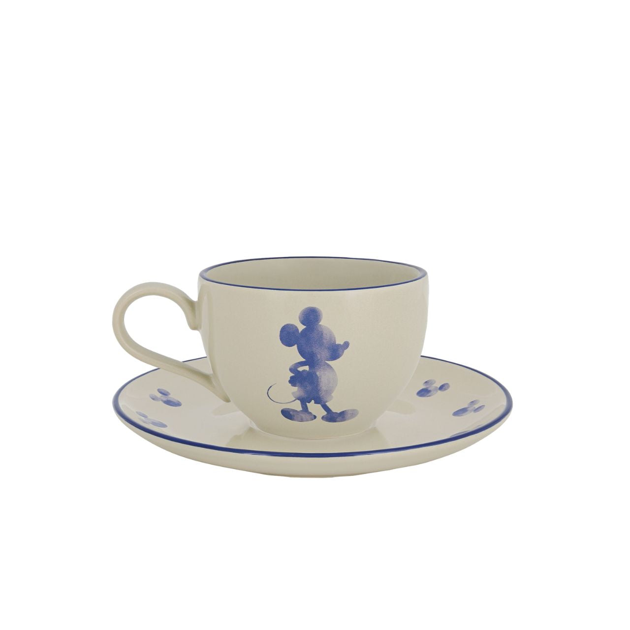 Add a dash of wonder and joy to any afternoon tea or your dining table with this beautiful teacup and saucer set. This 180ml stoneware set is dishwasher safe and is presented in a branded Disney Home kraft box.