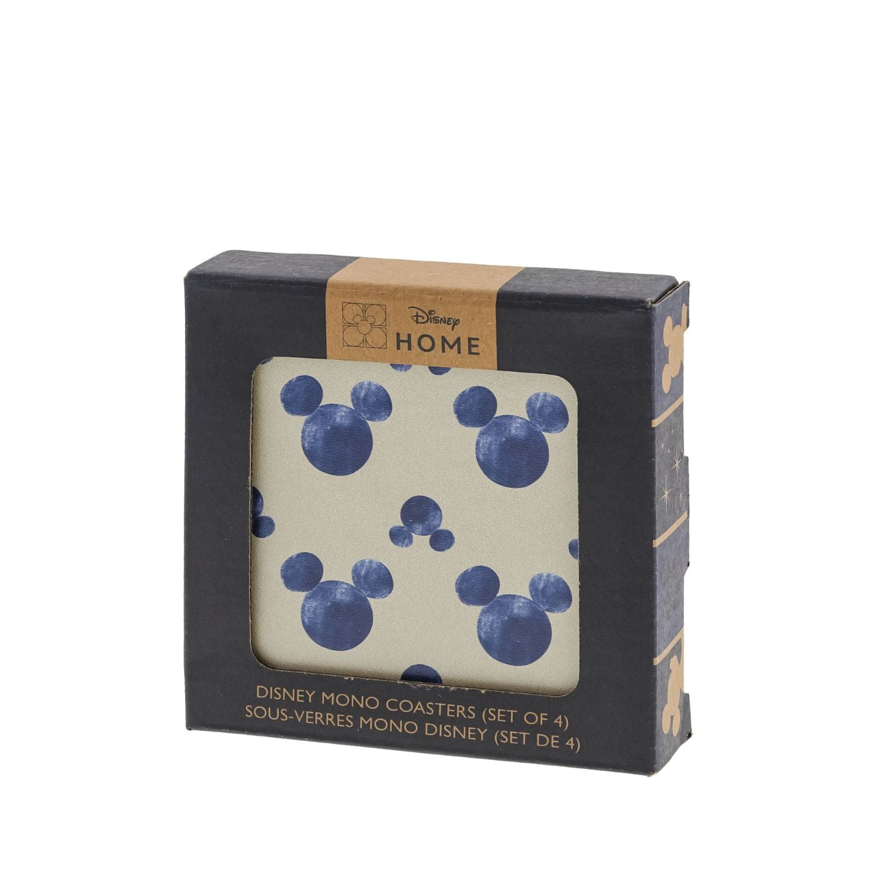 Uplift your coffee or dining table with these Mickey Mouse coasters. These magical Disney Home coasters come with a cork backing and are coated so are stain, scuff and heat resistant, ensuring your dining table and surfaces around your home are protected in style