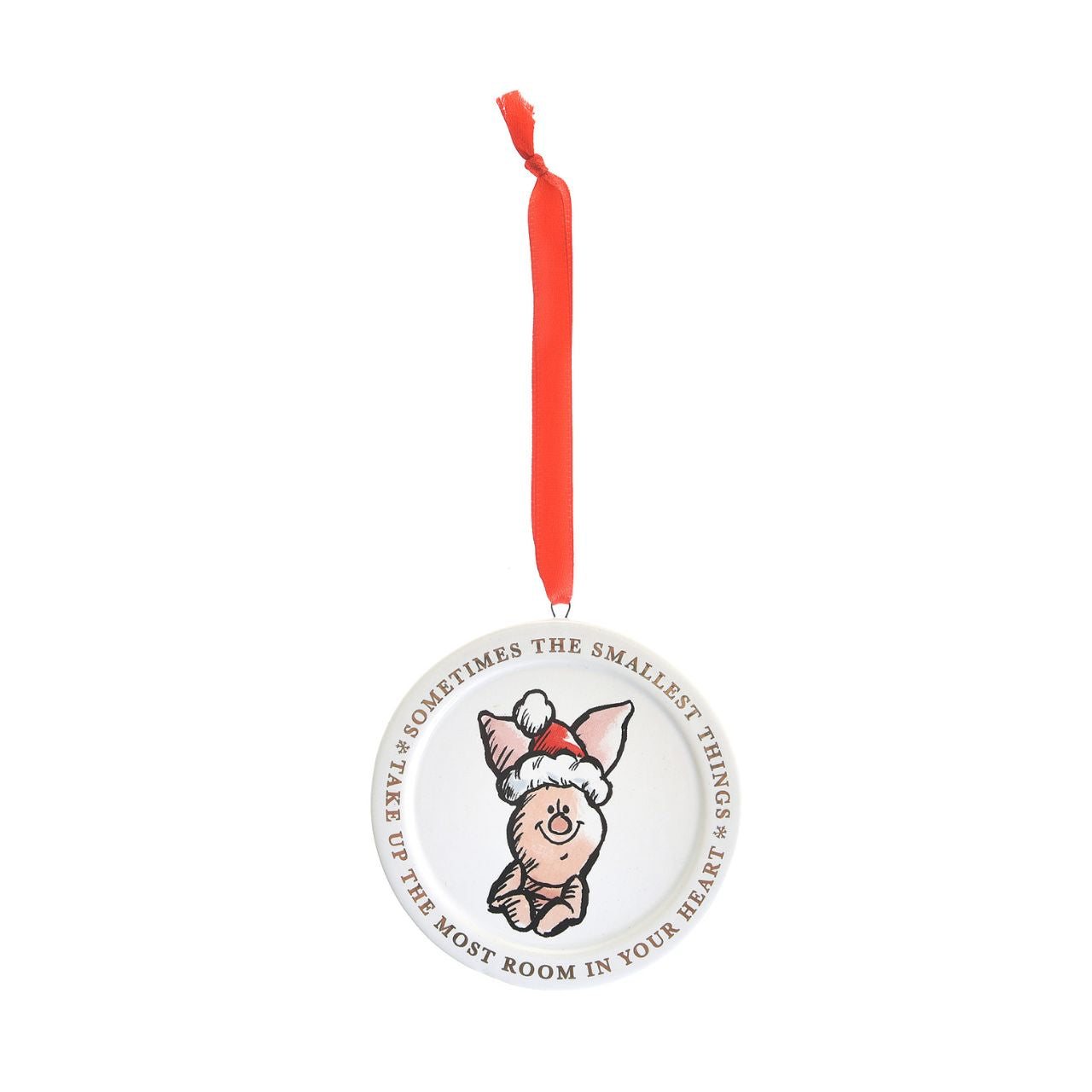 Disney Piglet Christmas Ceramic Decoration  This delightful Christmas decoration is sure to bring some joy to any Disney fan's tree this year. A perfect ornament for a family home, make little one's Christmas a little more special this year with Tigger.