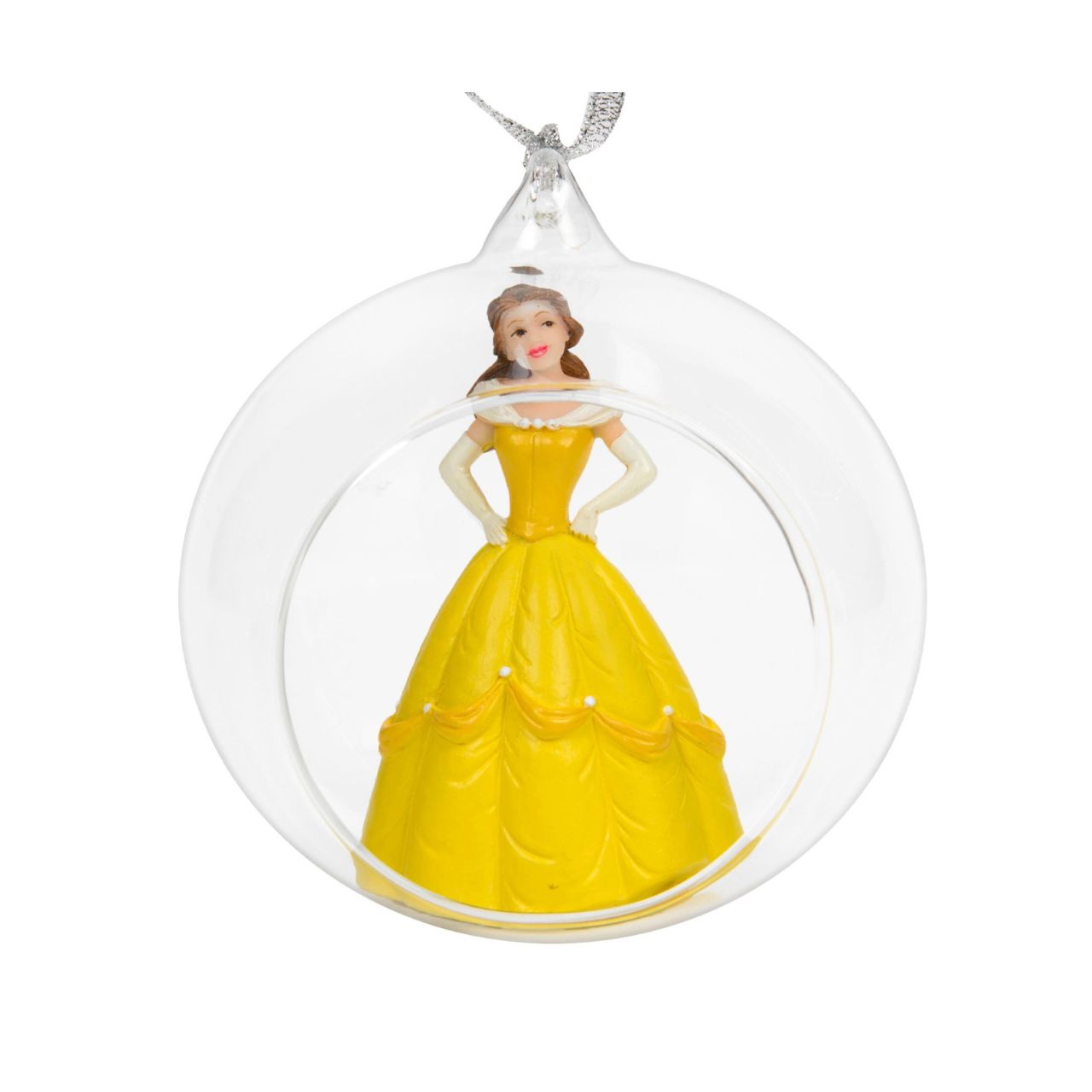 Disney Princess Belle 3D Bauble  Bring some Disney magic to your Christmas tree with this collectable Beauty & The Beast hanging decoration.