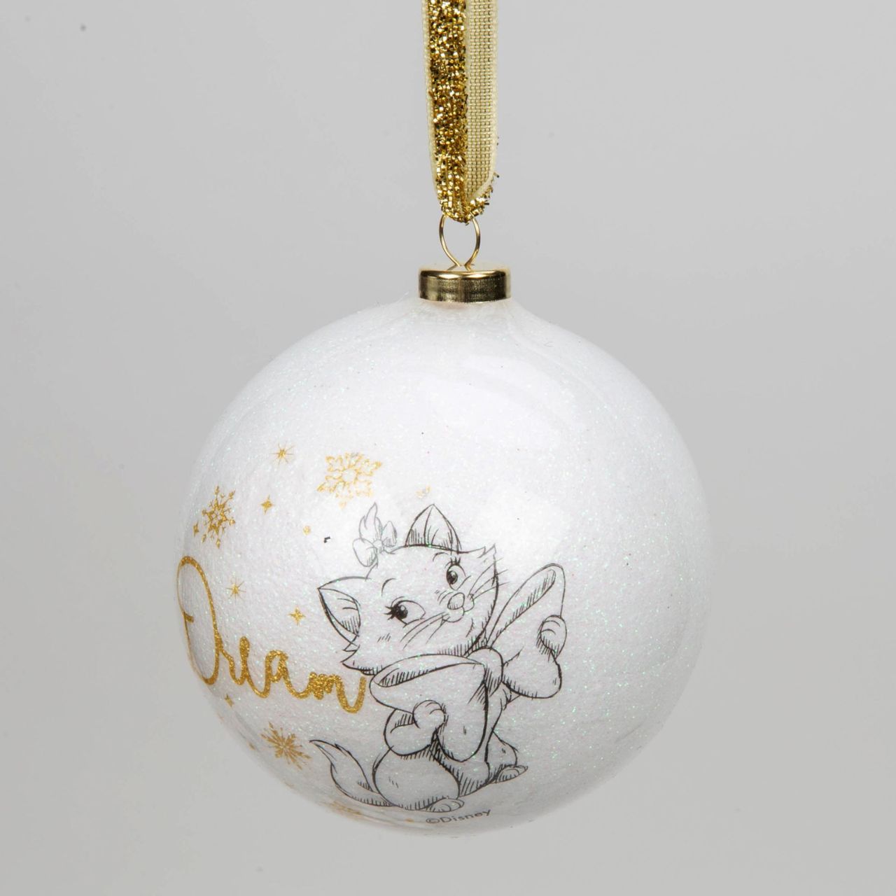 Bring some timeless Disney sparkle to the tree with this set of 15 white glitter baubles. From Disney Classic Collectables - luxurious collectable gifts for the enduring Disney fan.