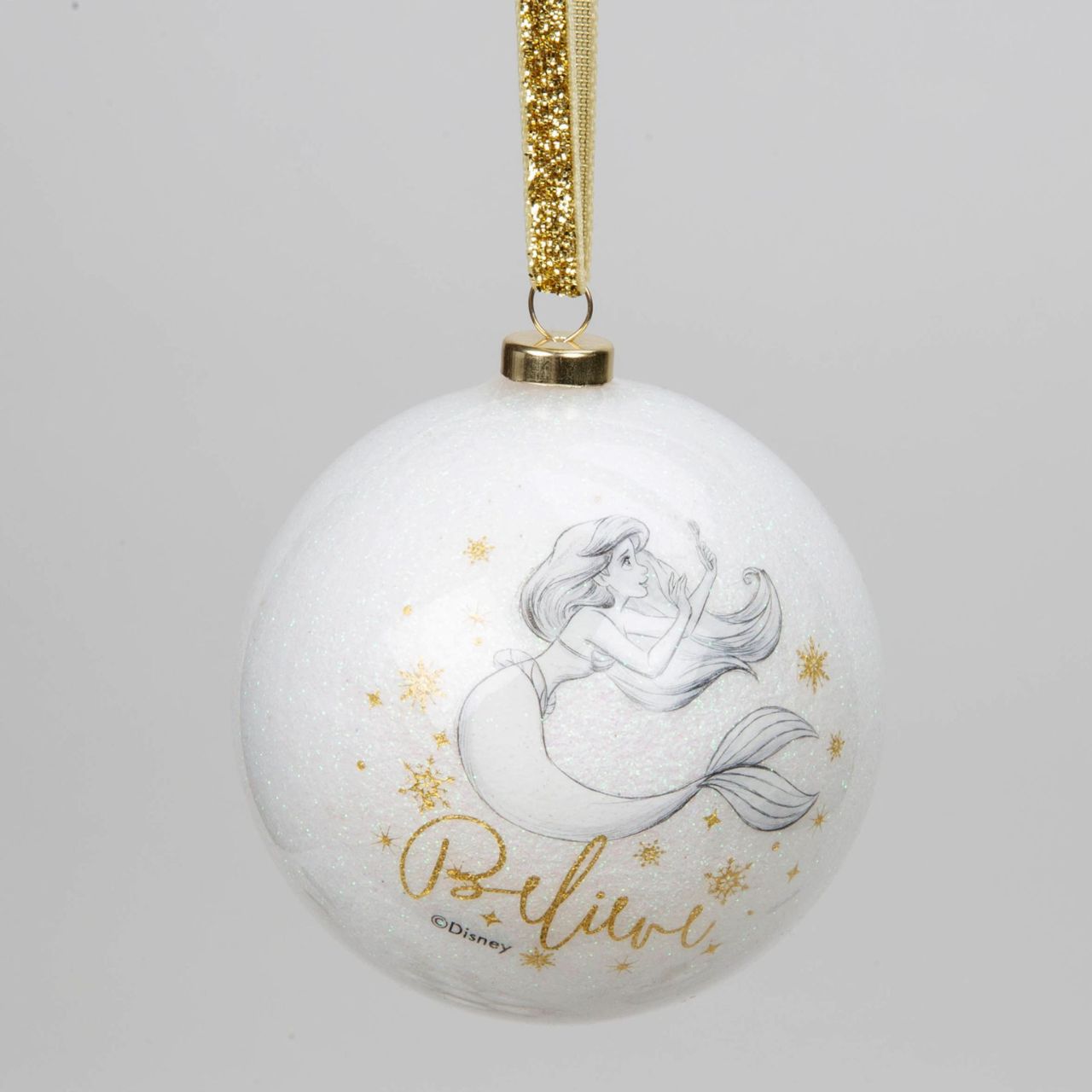 Bring some timeless Disney sparkle to the tree with this set of 15 white glitter baubles. From Disney Classic Collectables - luxurious collectable gifts for the enduring Disney fan.