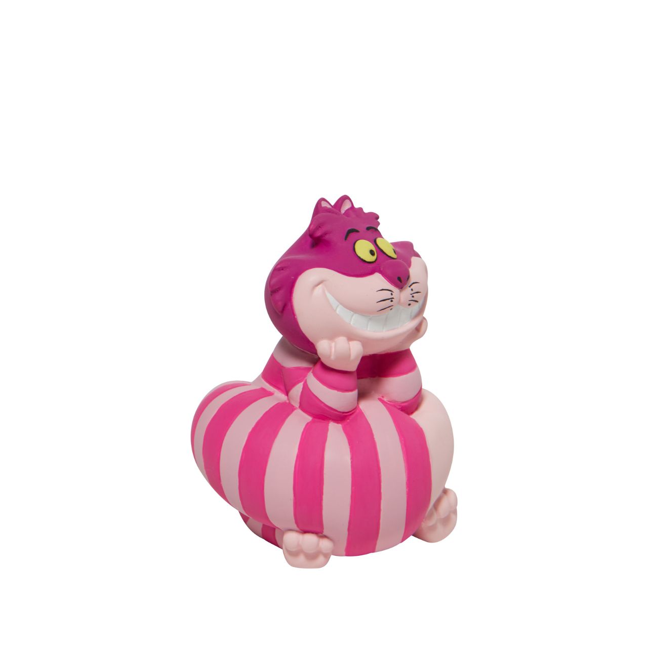 Celebrate the 70th Anniversary of Disney's animated classic Alice in Wonderland with Cheshire Cat, the fancy free feline who is always ready to put a smile on your face. Collect all three styles. Supplied in branded gift box.