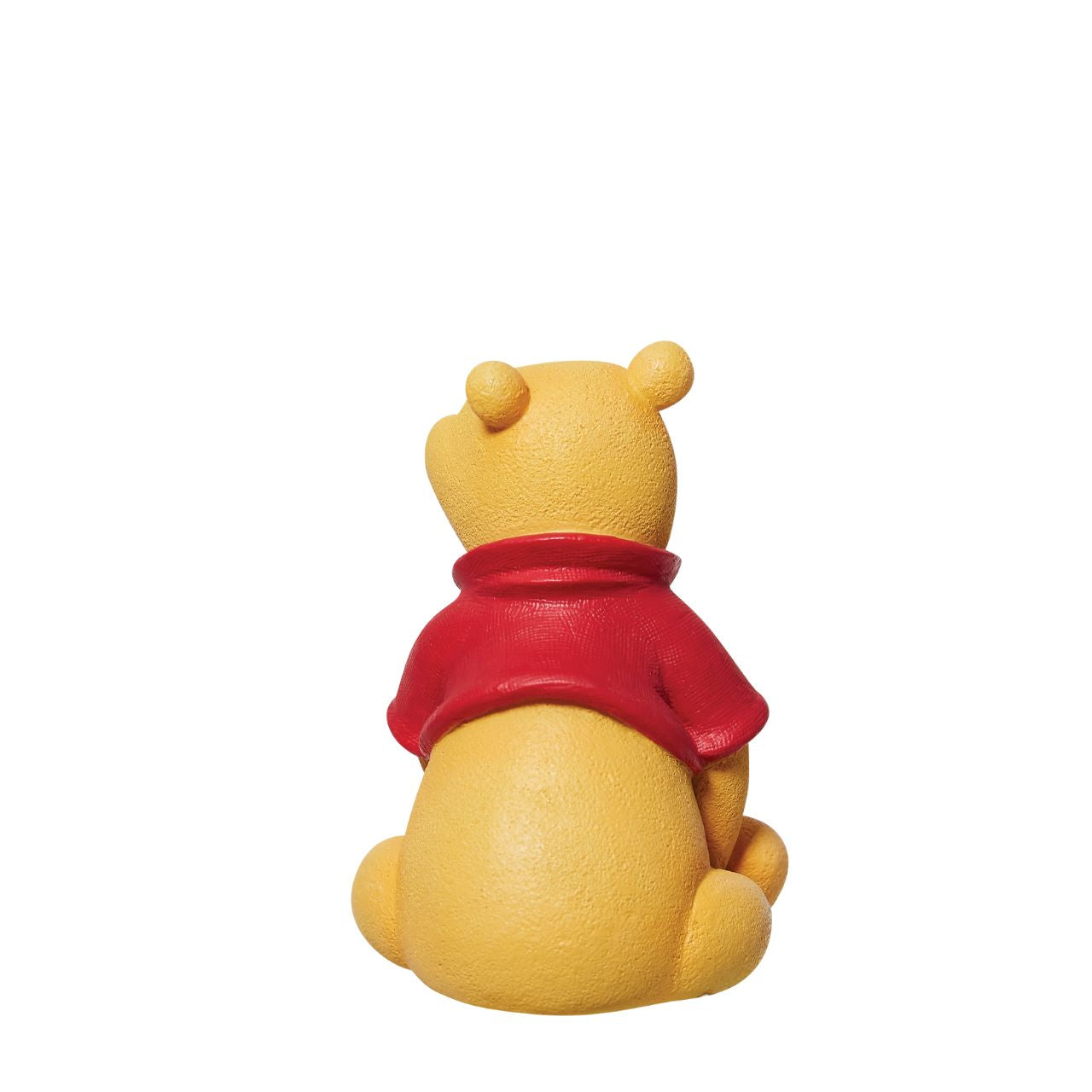 One of Disney's most beloved characters Winne the Pooh sits in an adorable pose. with incredible detail on Winnie the Pooh's shirt this is finished in a linen texture whilst his body has a velvetine texture.