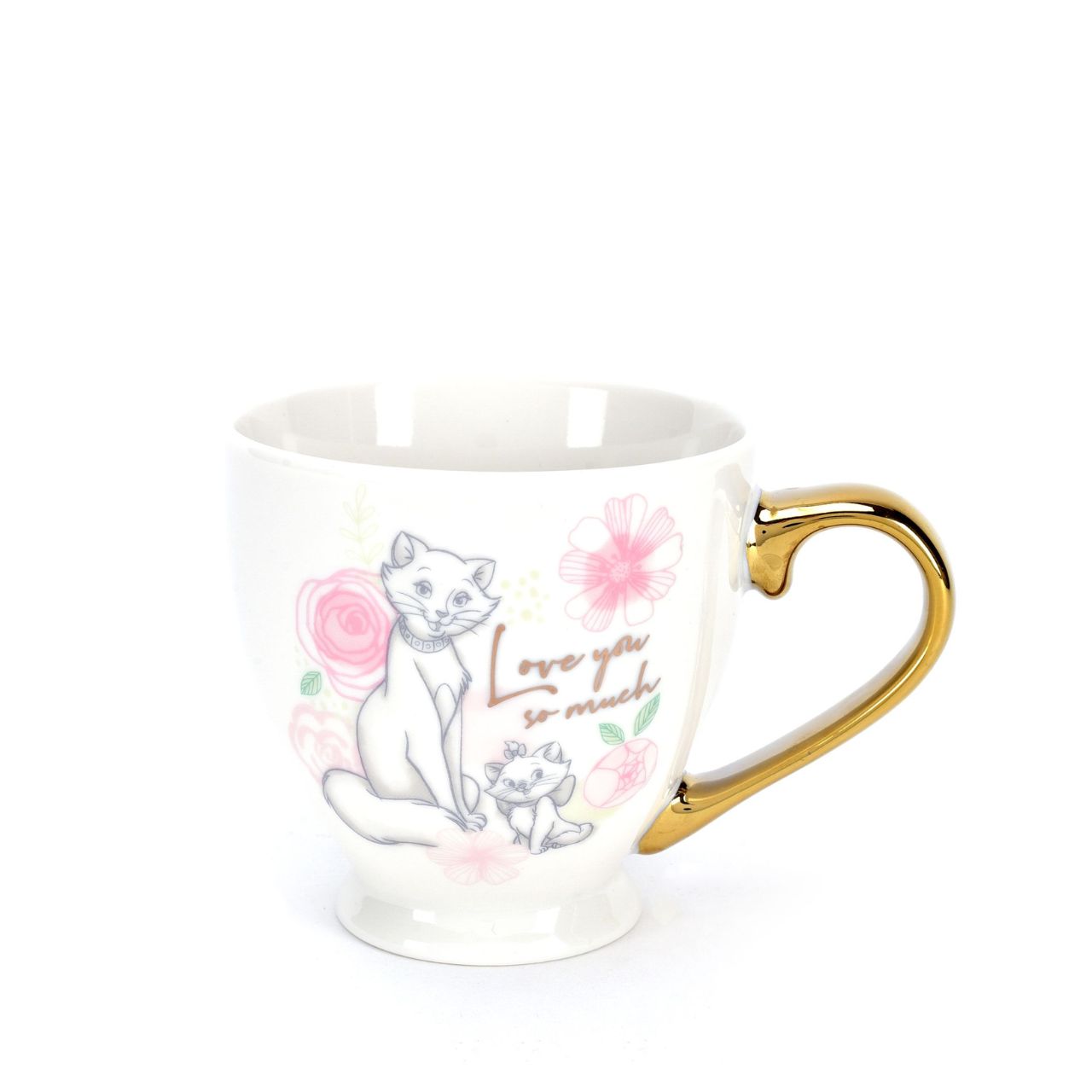 Disney Single Marie Mug - Love  Relive the magic from one of Disney's most iconic films with this porcelain 'Princess' Marie mug.