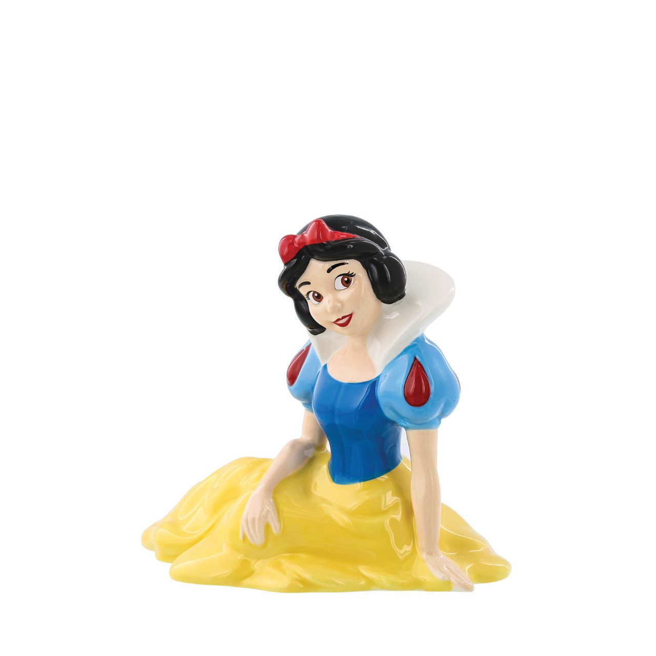 Discover the Disney Snow White Money Bank, where every coin tells a fairy tale. Adorned with Snow White's timeless grace, this bank invites you to save for magical moments. Let her kindness and optimism accompany your savings journey with a touch of Disney enchantment.