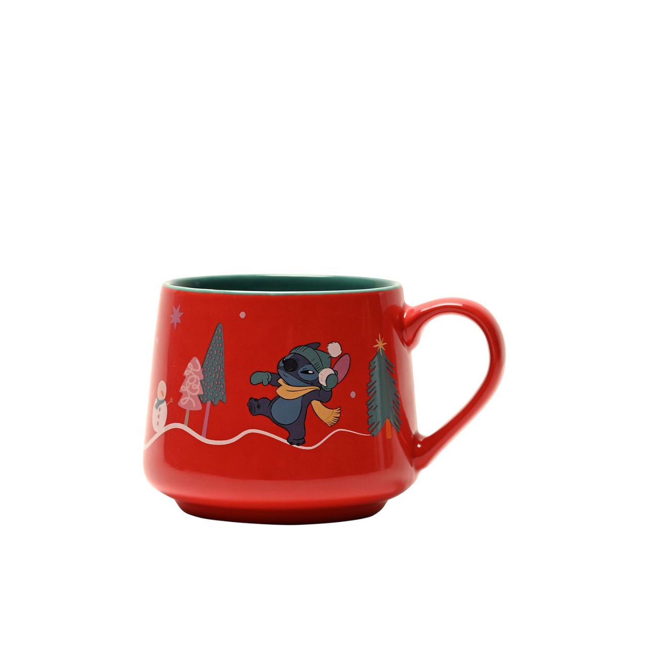 Disney Stitch Christmas Mug "Merry Everything"  A Merry Everything Stitch mug by DISNEY.  This colourful festive mug is brimming with festive cheer for Disney fans.