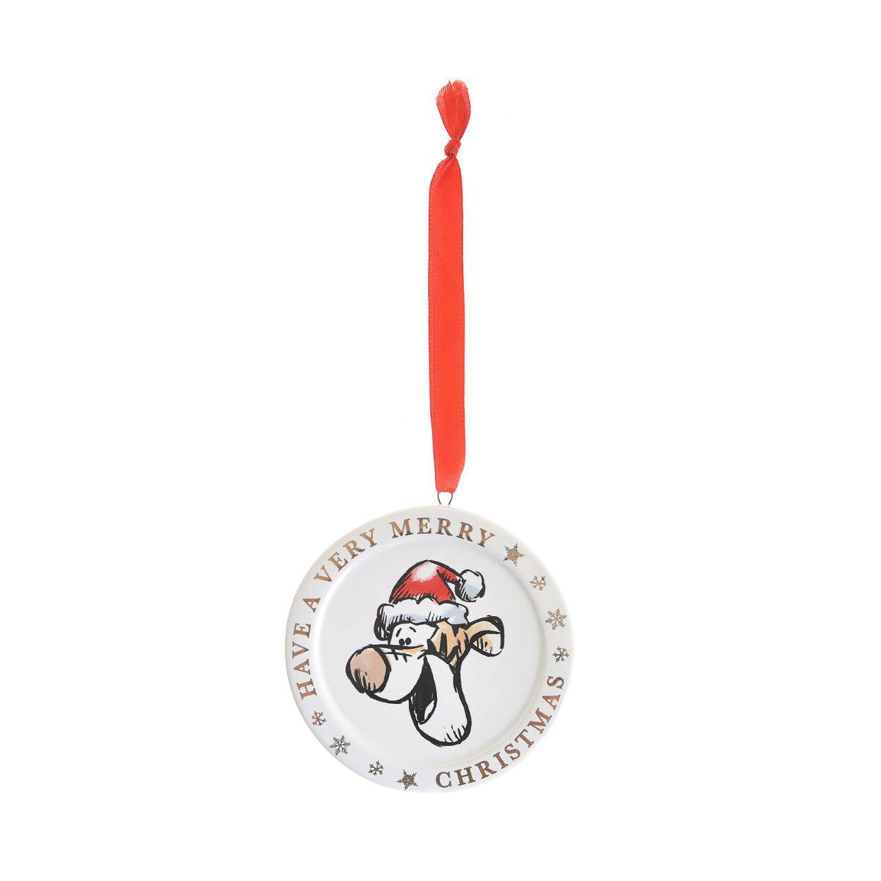 Disney Tigger Christmas Ceramic Decoration  This delightful Christmas decoration is sure to bring some joy to any Disney fan's tree this year. A perfect ornament for a family home, make little one's Christmas a little more special this year with Tigger.