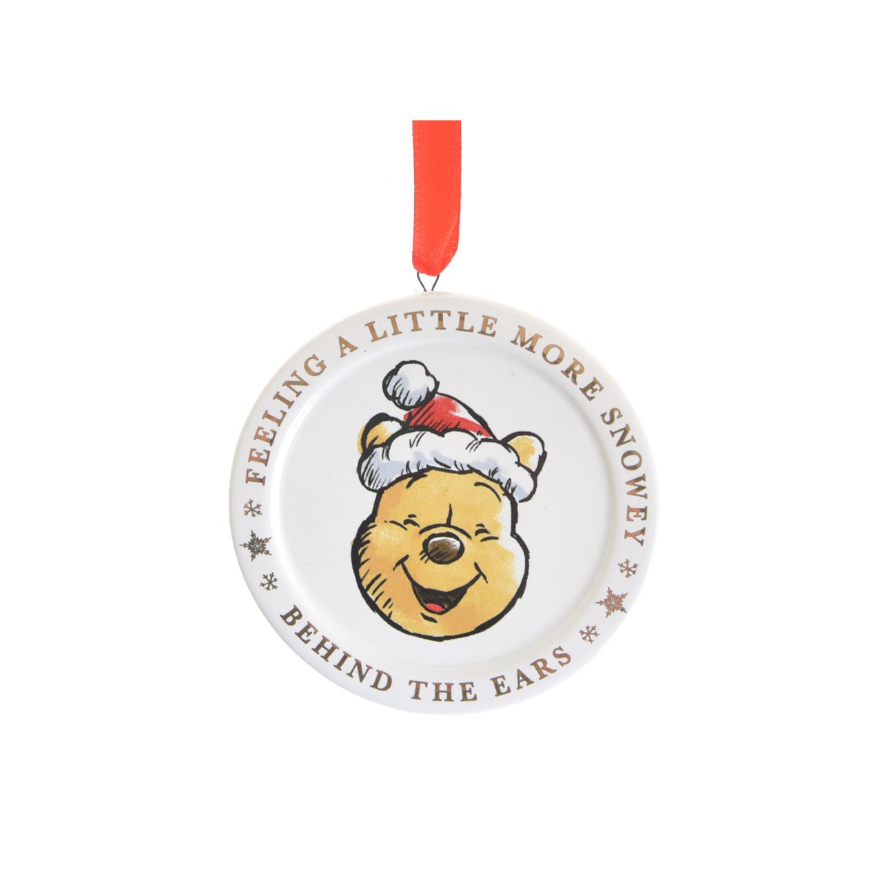 Disney Winnie Christmas Ceramic Decoration  This delightful Christmas decoration is sure to bring some joy to any Disney fan's tree this year. A perfect ornament for a family home, make little one's Christmas a little more special this year with Winnie the Pooh.