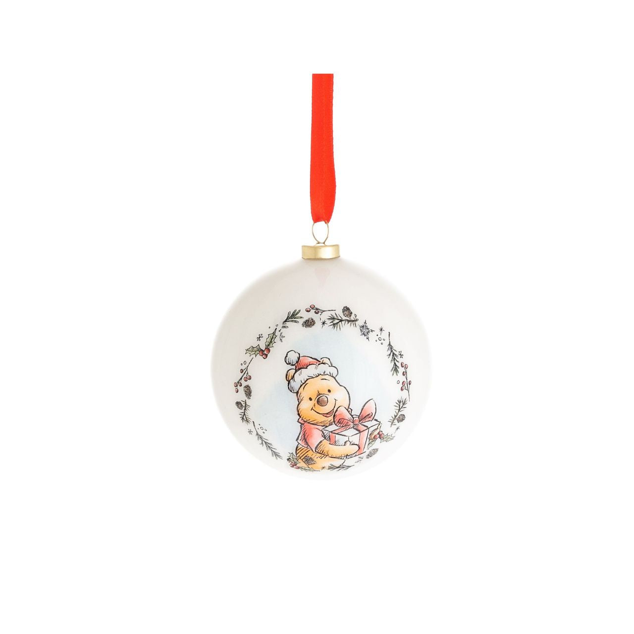 Make any tree a little more special this year by welcoming the warmth of Winnie the Pooh into the home. With heart-warming illustrations of the most recognisable characters, this set of baubles is sure to bring a smile to any little one's face.