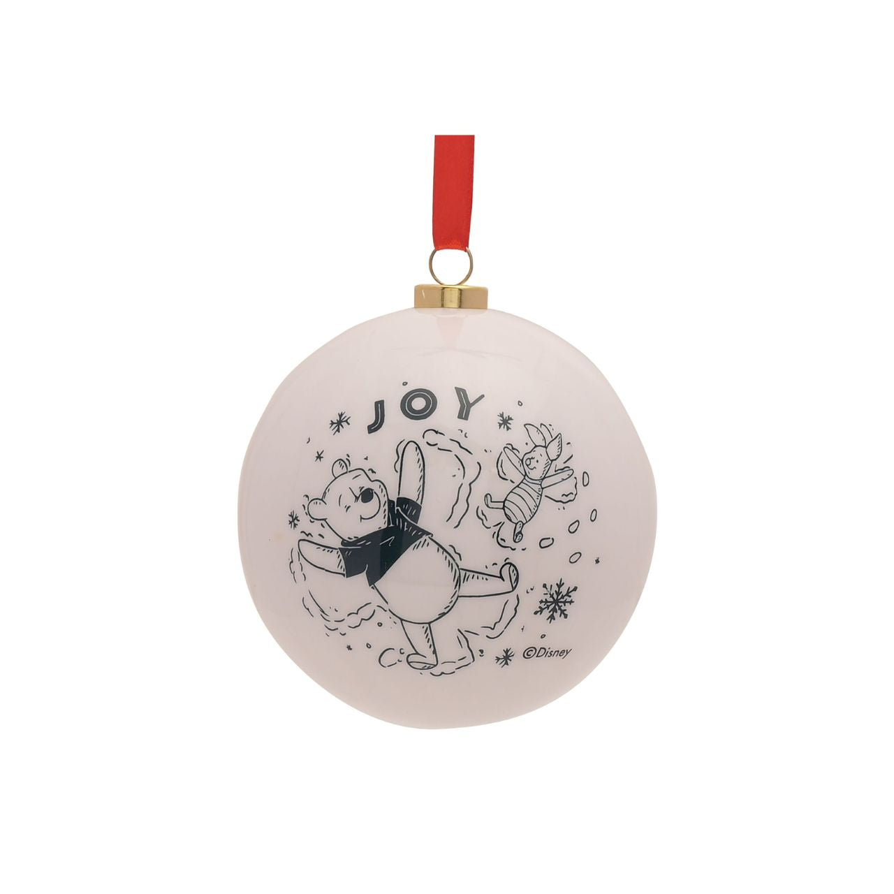 Disney Winnie the Pooh Set of 12 Christmas Baubles  A set of 12 Winnie the Pooh baubles by DISNEY.  These fun-filled decorations will hang proudly and brightly from the Christmas tree throughout December.