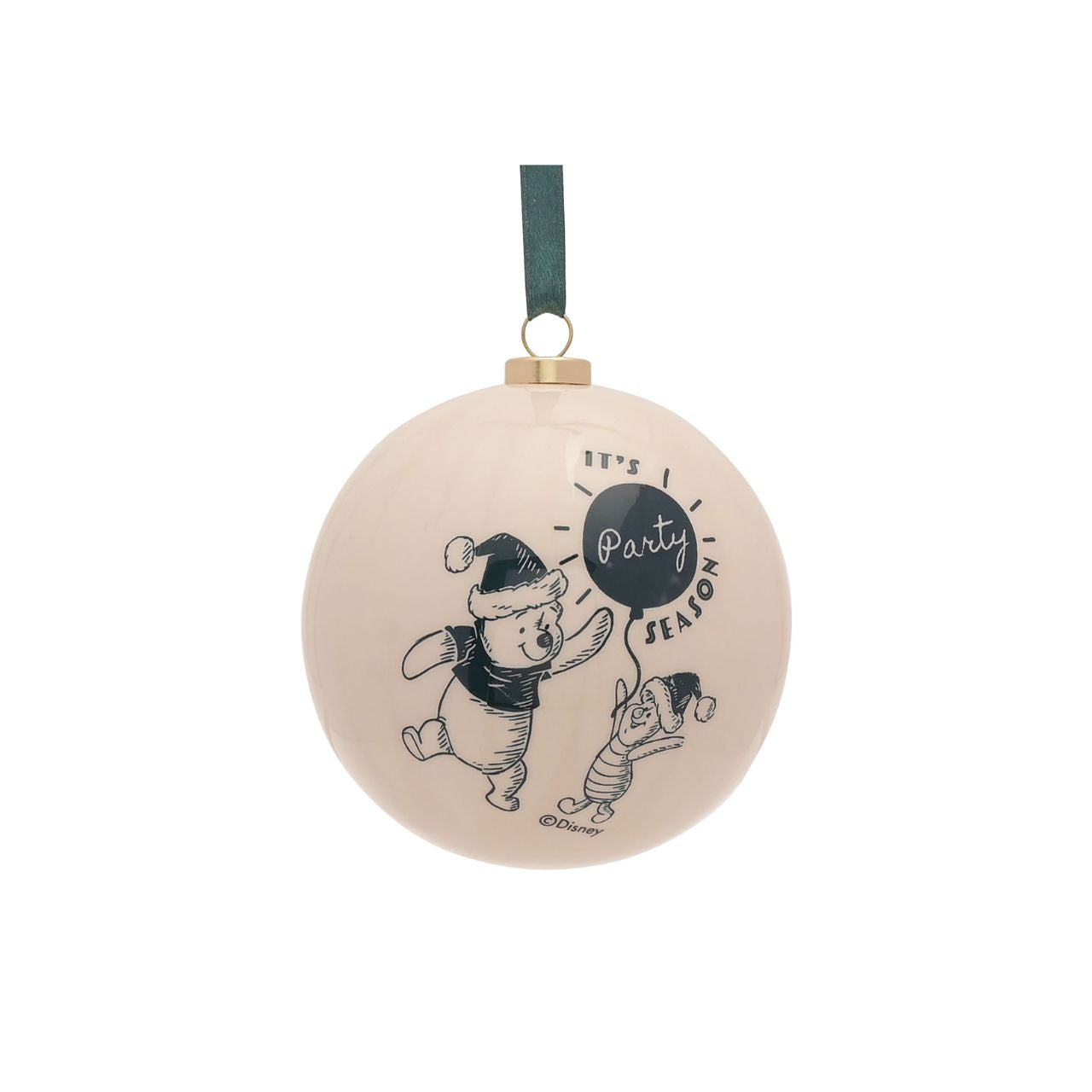 Disney Winnie the Pooh Set of 12 Christmas Baubles  A set of 12 Winnie the Pooh baubles by DISNEY.  These fun-filled decorations will hang proudly and brightly from the Christmas tree throughout December.