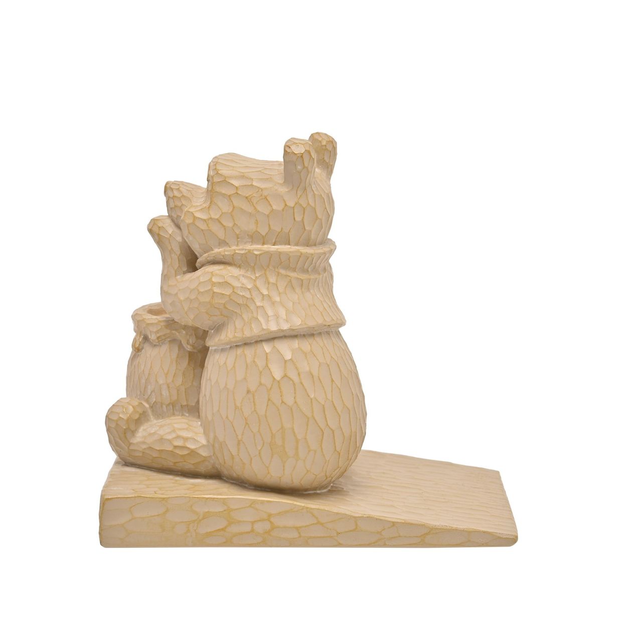 Winnie the Pooh Wood Effect Door Stop  A delightful Winnie-the-Pooh door stop from DISNEY.  Based on the works of A.A.Milne and E.H.Shepard, the charming personality of Winnie is readily on display for all to enjoy.