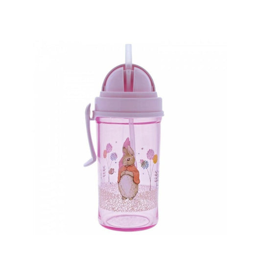 This handy Flopsy Water Bottle is great for on the go or school. With a small handle for easy holding and a pop-up straw it is ideal for school lunch boxes, picnics or daytrips with the family.