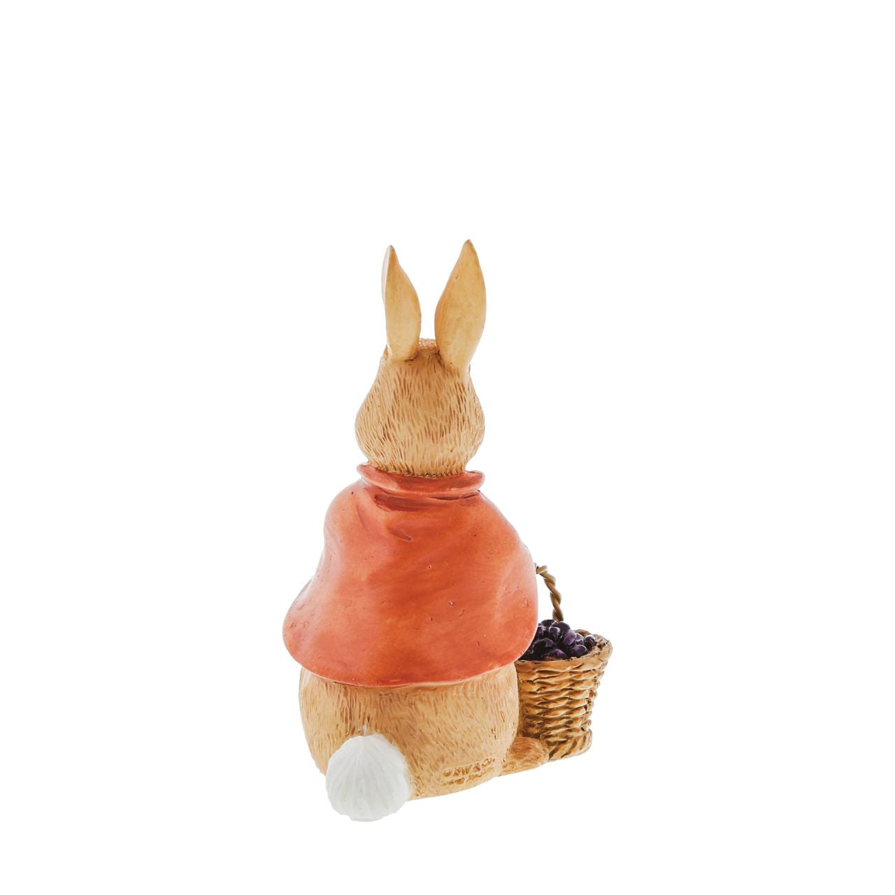 The beautifully sculpted Flopsy with Basket of Blackberries figurine takes inspiration from the original Beatrix Potter illustrations. This charming figurine will add fun and mischief to any home.