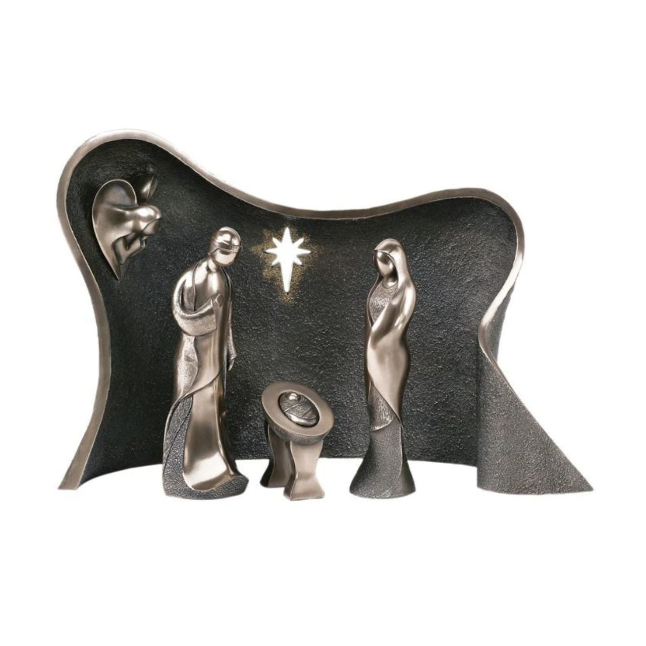 Bring the joyous story of Christmas to life with this four piece nativity scene. Every hand made piece in this collection has a special quality that evokes something within. A wonderful Christmas gift for someone special in your life.