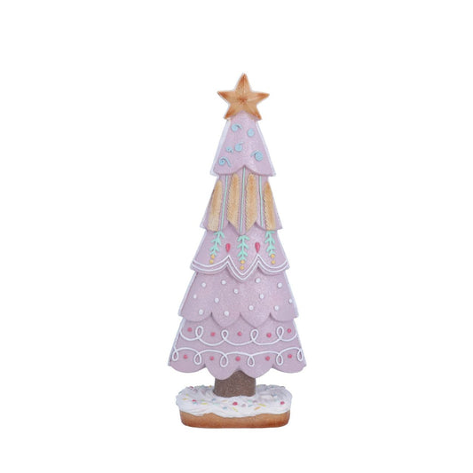 This Lilac Gingerbread Christmas Tree by Gisela Graham is a beautiful and unique addition to any holiday décor. The delicate lilac hue adds a touch of whimsy, while the gingerbread design brings warmth and nostalgia. Crafted by renowned designer Gisela Graham, this tree is sure to be a conversation starter and a cherished decorative piece for years to come.