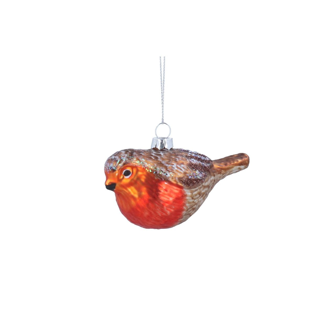 Upgrade your holiday décor with the Gisela Graham Glass Robin Christmas Ornament. Made from high-quality glass, this ornament features a beautifully detailed robin design that will add a touch of nature to your Christmas tree. The perfect addition to your festive decorations.