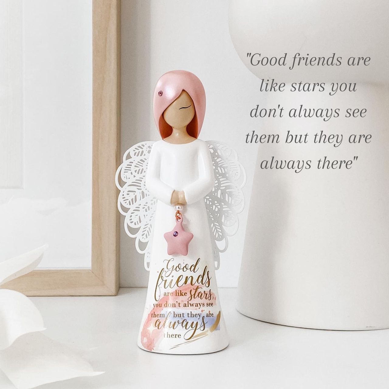 Looking for a thoughtful gift that's both beautiful and meaningful? These stunning angels are the perfect way to show someone special just how much they mean to you.