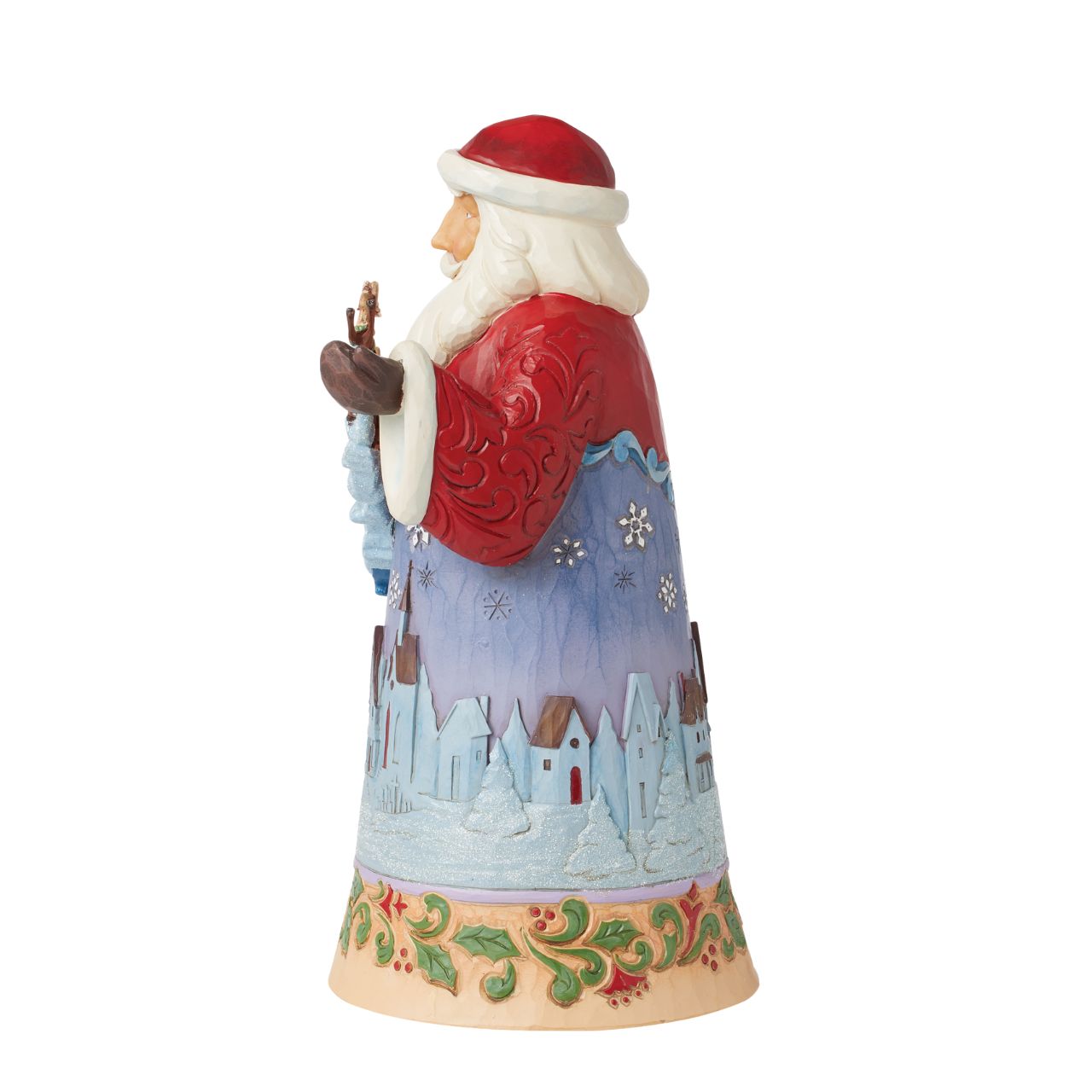 Hand painted and hand crafted from high quality cast stone, this Santa with sleigh scene is the perfect addition to any Christmas display. Comes in fully branded packaging.