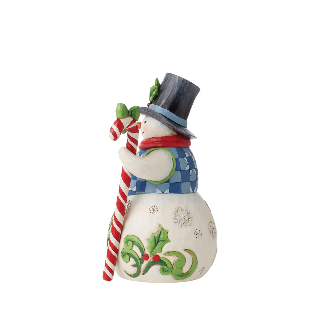 Sweet Christmas wishes for everyone with this cute Snowman figurine from the Heartwood Creek collection from Jim Shore. Comes in fully branded packaging.