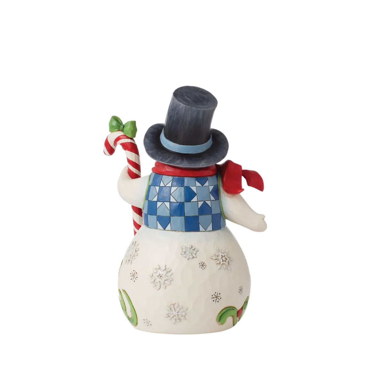 Sweet Christmas wishes for everyone with this cute Snowman figurine from the Heartwood Creek collection from Jim Shore. Comes in fully branded packaging.